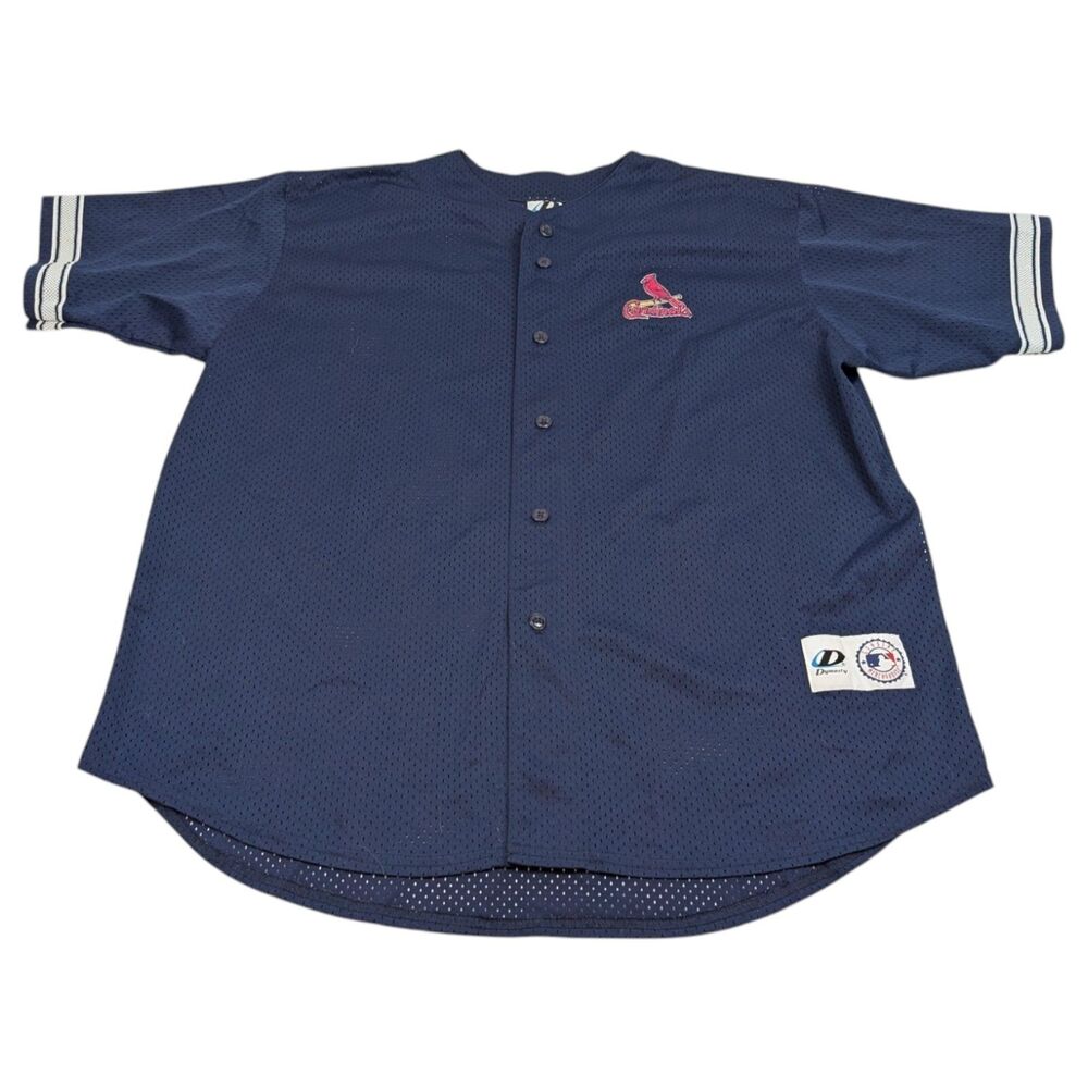 St. Louis Cardinals MLB Blue Mesh Jersey - Picture 2 of 11
